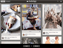 Tablet Screenshot of indulgy.com